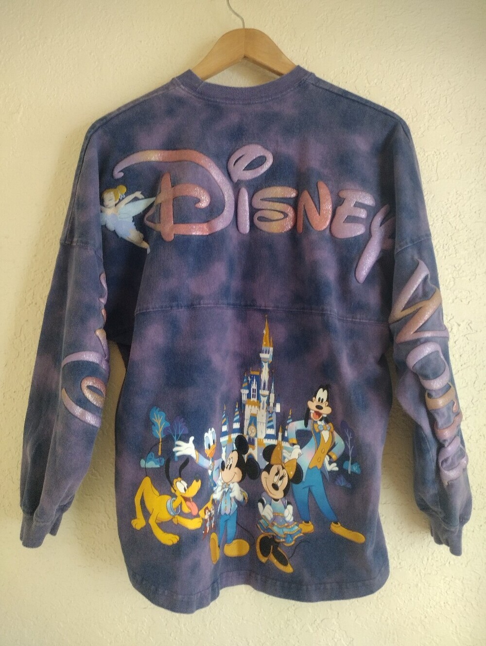 Walt Disney World 50th Anniversary Tie Dye Spirit Jersey for Adults Size Small